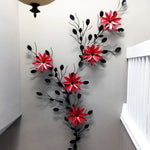Poinsettia Metal Replacement Flowers