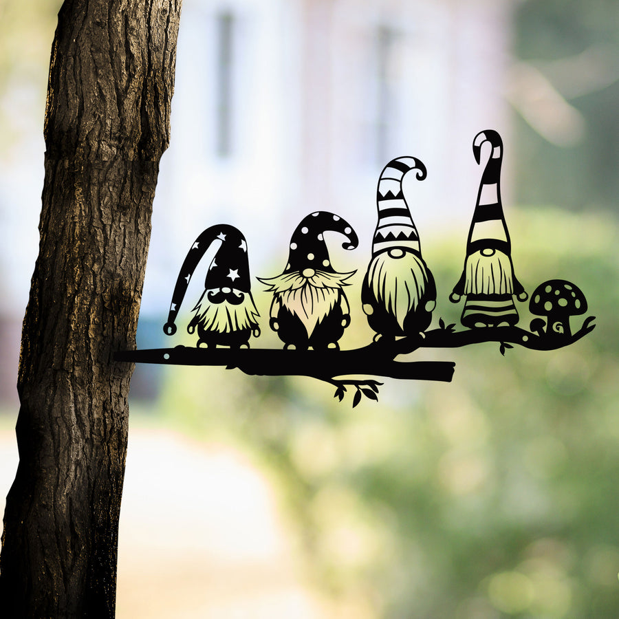 Metal Gnomes Outdoor Decor | Practical Art