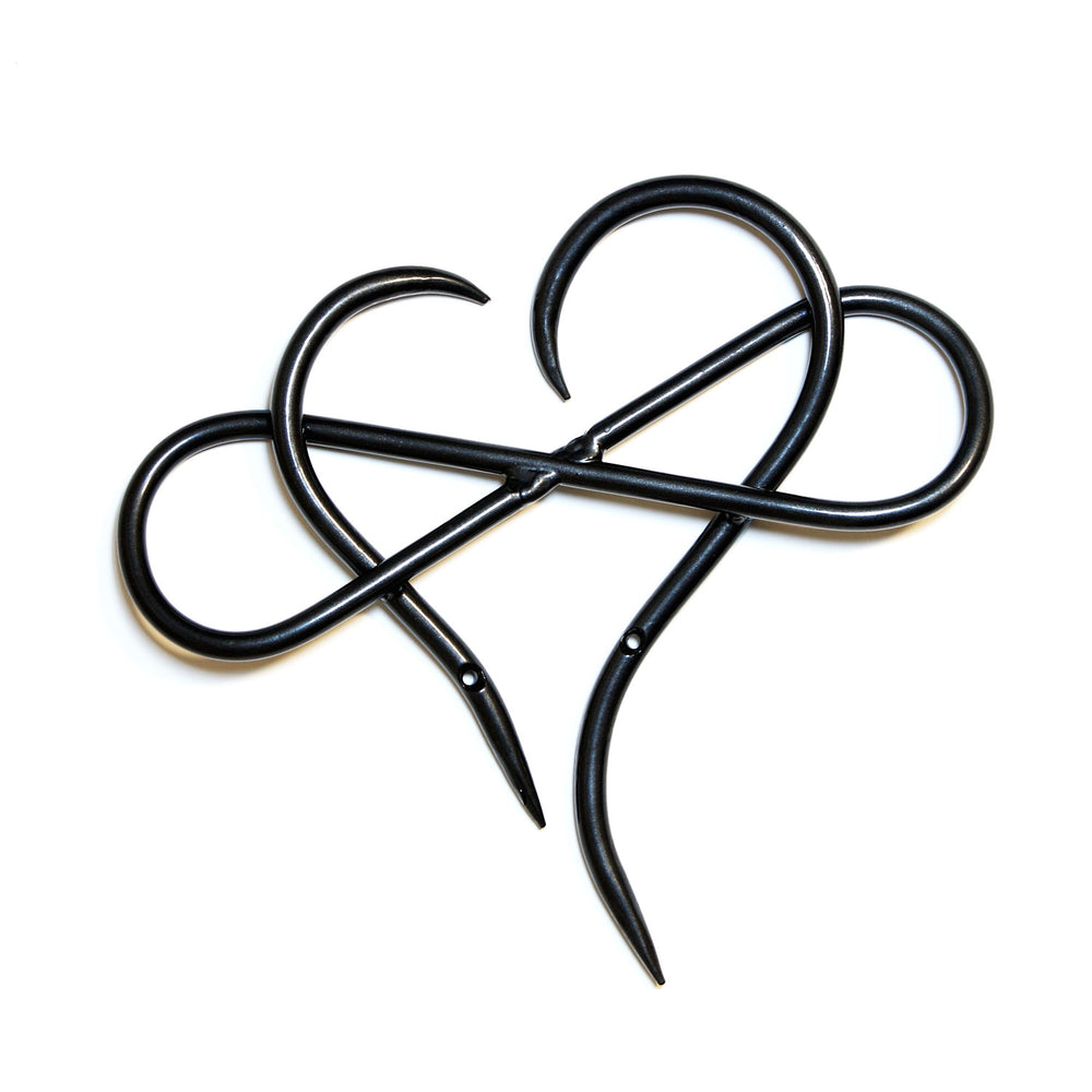 Metal Wall Art: Infinity Sign and Heart Modern Wall Decor Love Wall Sign Wedding Gifts Anniversary Gift