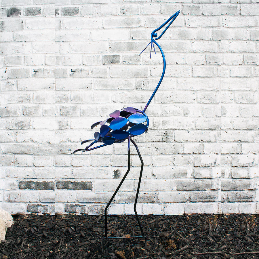 Metal Bird Art Garden Sculpture Decor PracticalArt