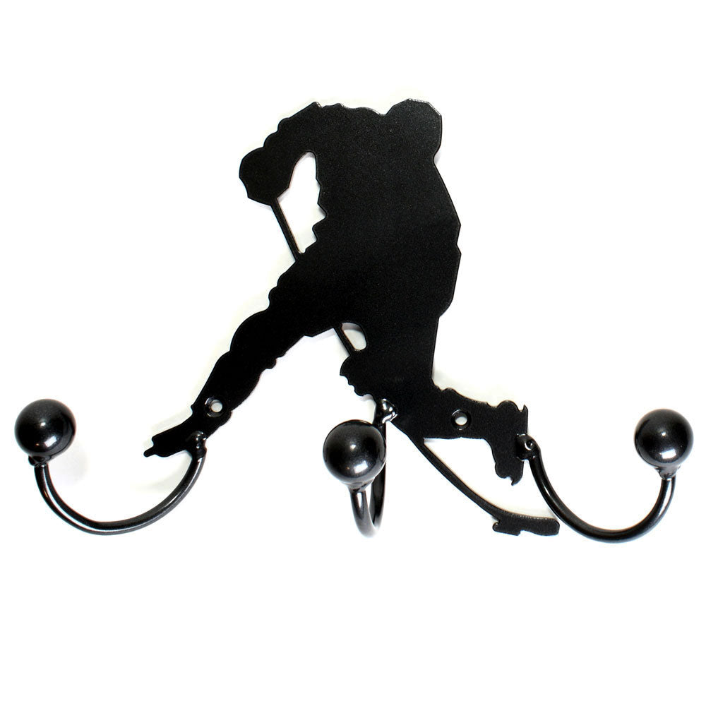 Award Display Hockey Players: Wall-mounted Metal Art (Set of Two)
