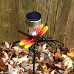 Small Garden Dragon Fly Solar Light with Stake