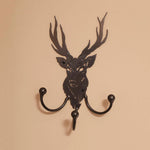 Deer hanger/hook solid steel metal art – PracticalArt