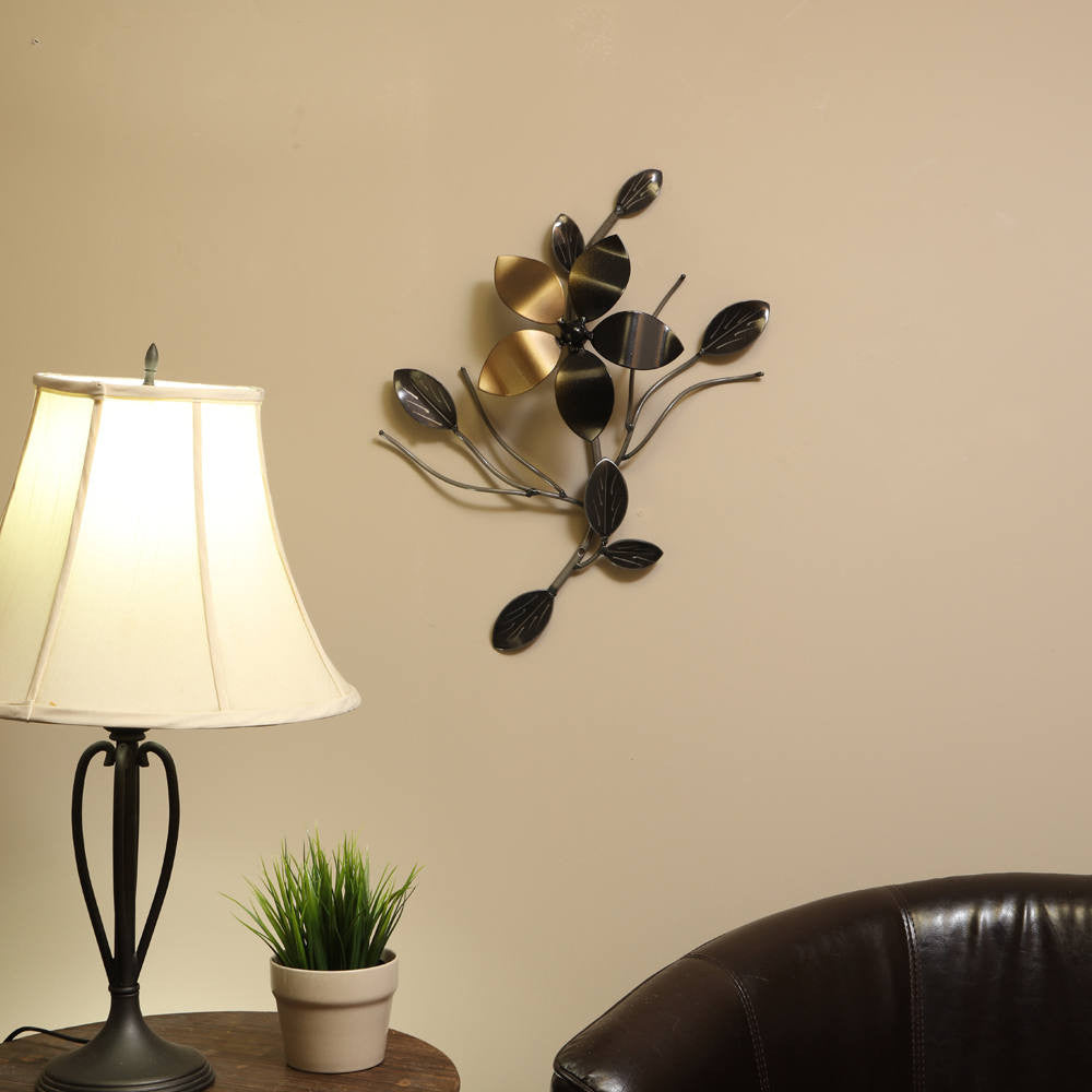 Decorative Metal Flower Vine: Wall Art Single Flower Vines Interior Decor / Décor