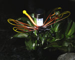 Dragonfly With A Solar Light On A Garden Stake: Large Wall-mounted Metal Art Dragonflies