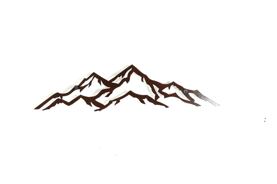 Wall Art - Small Metal Mountain Landscape.  Perfect for any home or office.  Great gift for anyone who loves the outdoors.