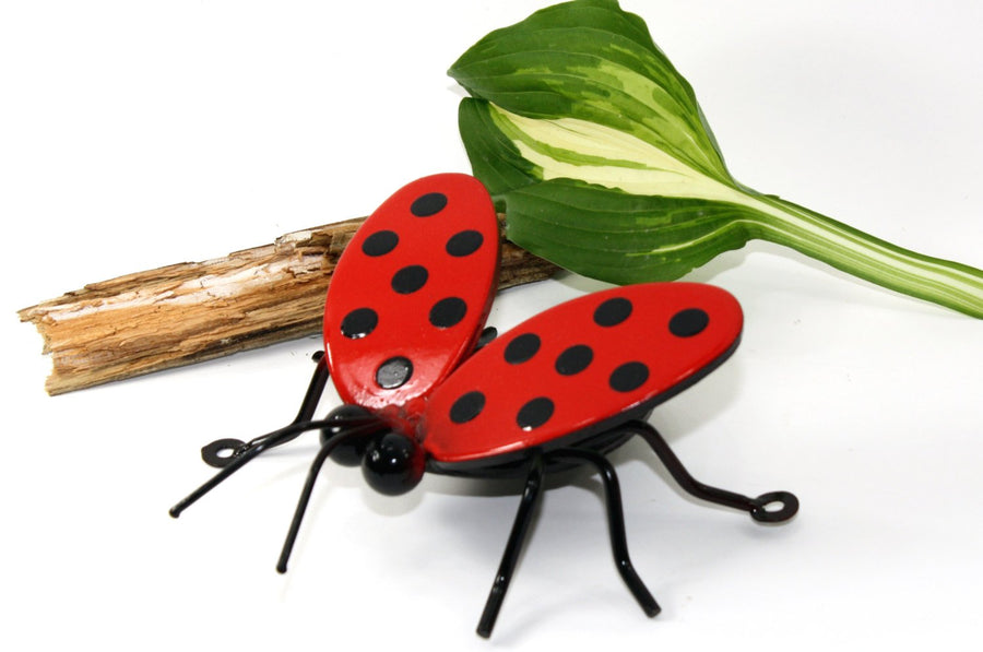 Flying Ladybug with Garden Stake