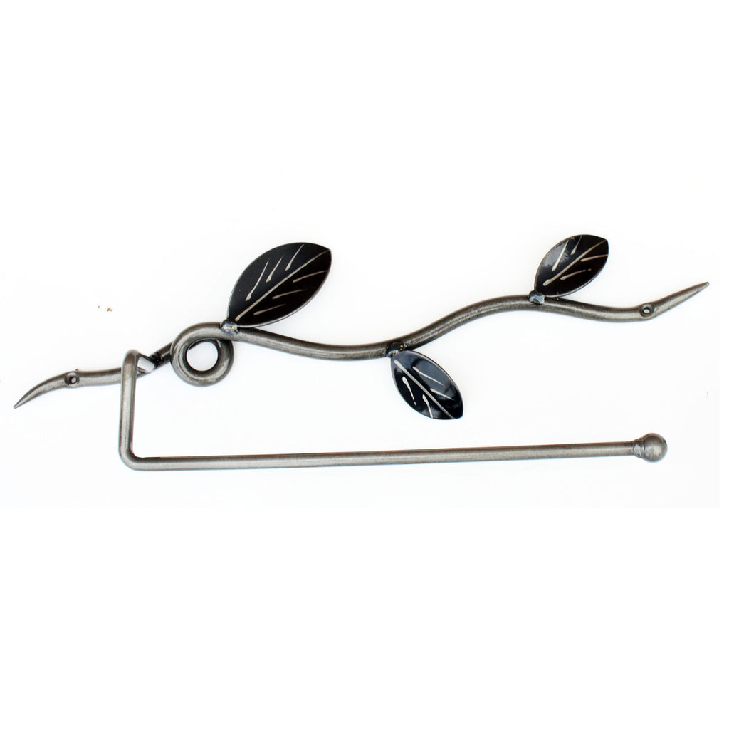 Decorative Vine Towel Bar Medium Wallmounted Metal Art Towel Bars