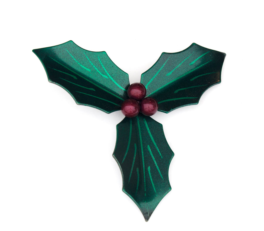 Christmas Holly Metal Art for Christmas, Home Decoration