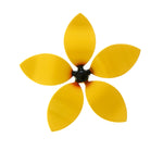 Triple Flower Vine: Metal Wall Art Decor / Décor With Interchangeable Flowers