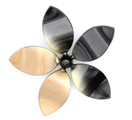Wall-mounted Metal Flower And Hummingbird Without Solar Lights