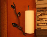 Paper Towel Holder: Wall-mounted Ornamental Metal Art Paper Towel Holders