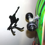 Skateboarder Skateboarding With Hanger Hook For Skateboard. Housewarming, Wedding Gift, Birthday Gifts Made By Practical Art
