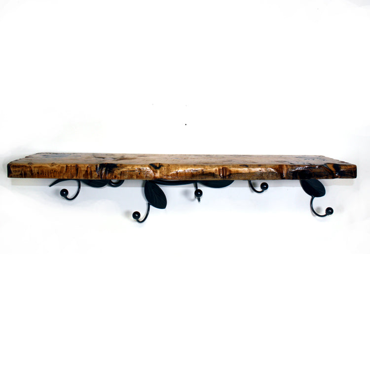 Vintage Red Pine Shelves